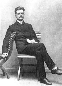 Jean Sibelius ylioppilaana vuonna 1885. Kuva Natalia Linsén.