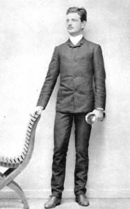 Jean Sibelius ylioppilaana vuonna 1885. Kuva Natalia Linsén.