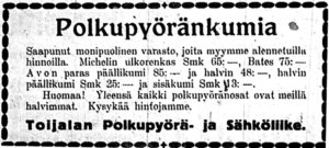 16penskala 12 toijalan polkupyörä- ja sähköliike 5.5.23