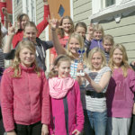 Arvo Ylpön koulu voitti tyttöjen käsipalloturnauksen