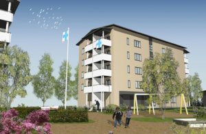 Asunto-osakeyhtiö Akaan Pihakuusen rakennustyöt alkavat keväällä, jos varaajia asunnoille löytyy riittävästi.