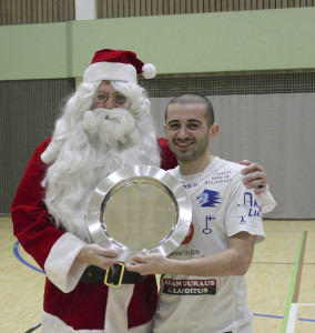 Arvovieras palkitsi sunnuntaina Nenad Veljkovicin Futsal-Liigan kuukauden pelaajana.