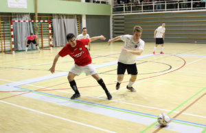 Leijona Futsal jatkoi hyviä otteitaan viikonlopun kotipeleissä. Kuva: Tuukka Nyström.