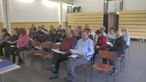 Toijalan Eläkkeensaajien syyskokous pidettiin Toijalan Sampolassa. Kuva: Aarre Nord.