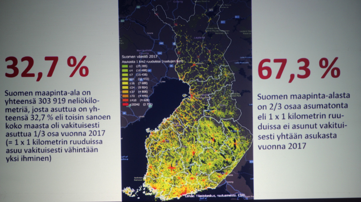 Suomi kasvaa, mutta ei täällä