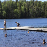 Arajärvi ja Luttusten ranta ovat akaalaisten kesäiset suosikkipaikat