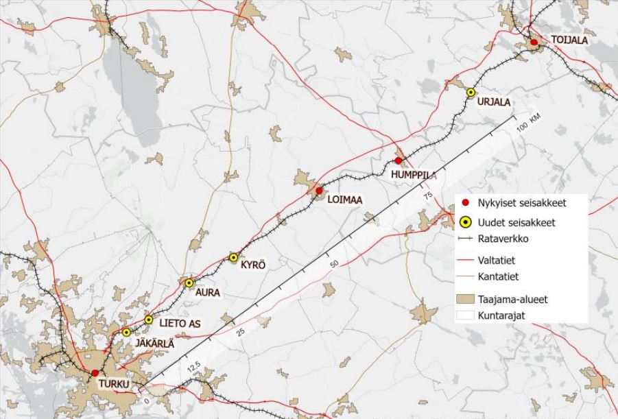 Taajamajunalla Turusta Toijalaan – Valtava mahdollisuus, joka tarvitsee tuekseen armotonta kuntamarkkinointia