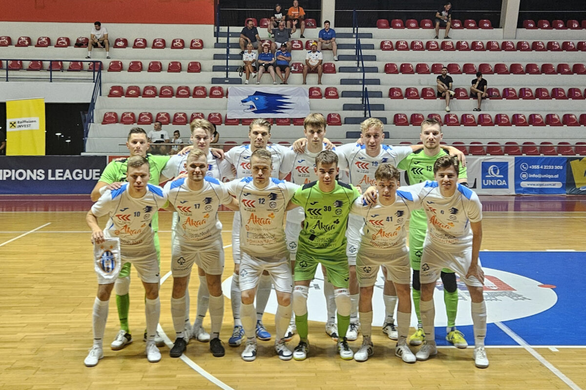 Akaa Futsal lohkovoittoon Mestarien Liigassa Albaniassa – Joukkue eteni Euroopan 32 parhaan joukkoon