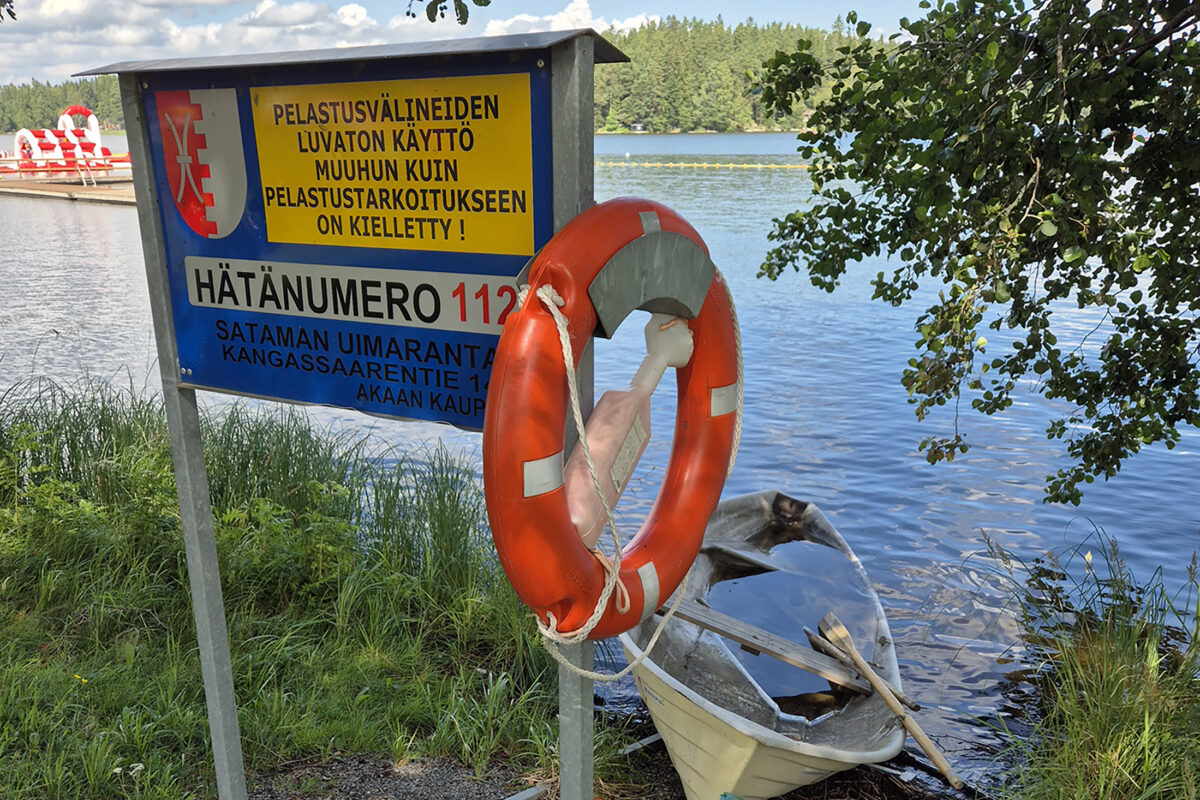 Lukija huolestui Toijalan sataman pelastusveneen kunnosta